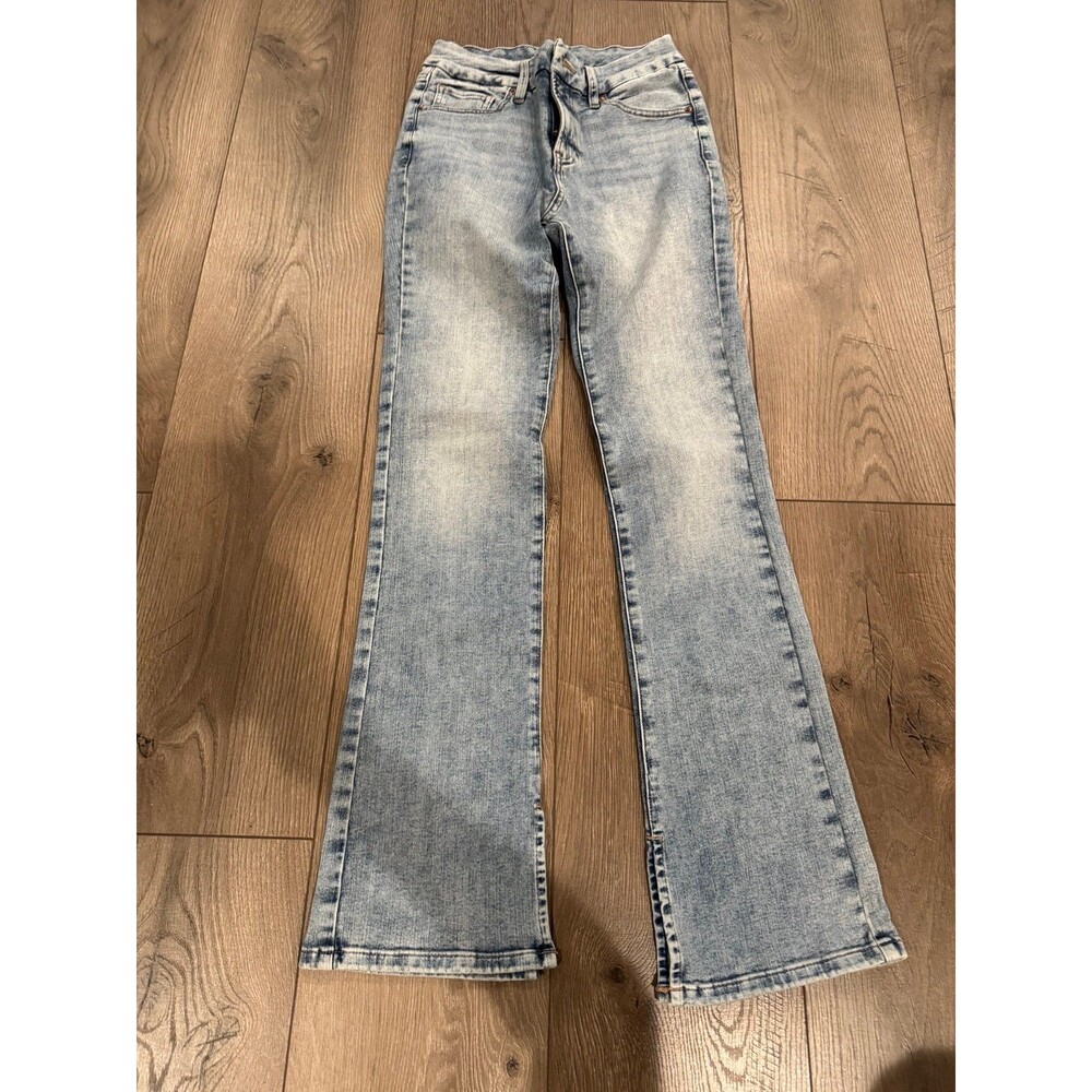 Women’s Express Skyscraper Mid Rise Ultra Hyperstretch Jeans Size 0 Short